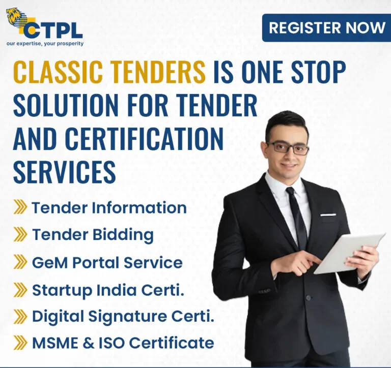 Classic Tenders India’s #1 Tender Bidding Consultant